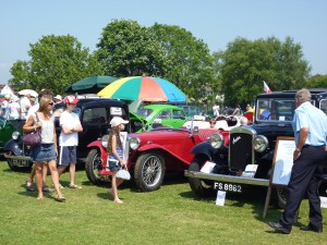 vintage cars at fete