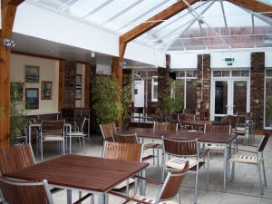 Conservatory for meals, Blue Bell Hotel, Burton Agnes